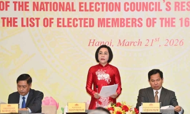  Công bố danh sách chính thức Đại biểu Quốc hội khóa XVI